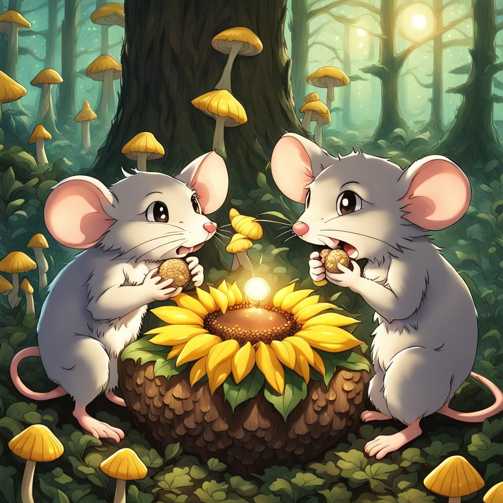 Mice in Enchanted Forest, Anime Key Visual