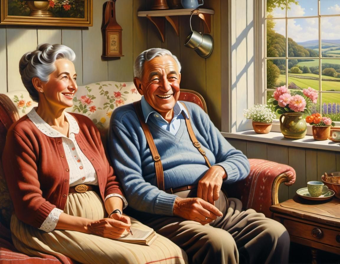 Home - she is still putting up with me after all these years...