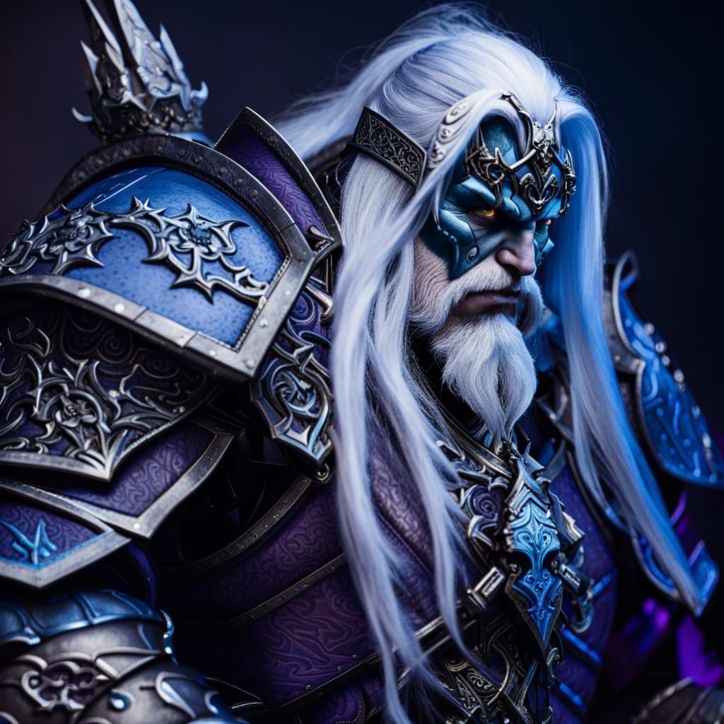 Orc Death Knight in Ornate Armor