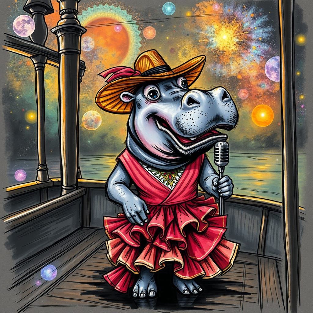 Vibrant Mississippi River Serenade