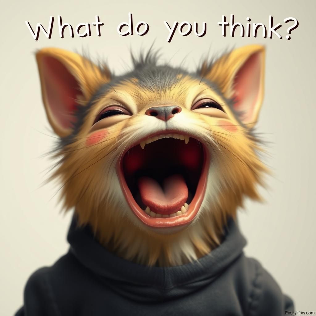 Adorable Fox Asks: What Do You Think?