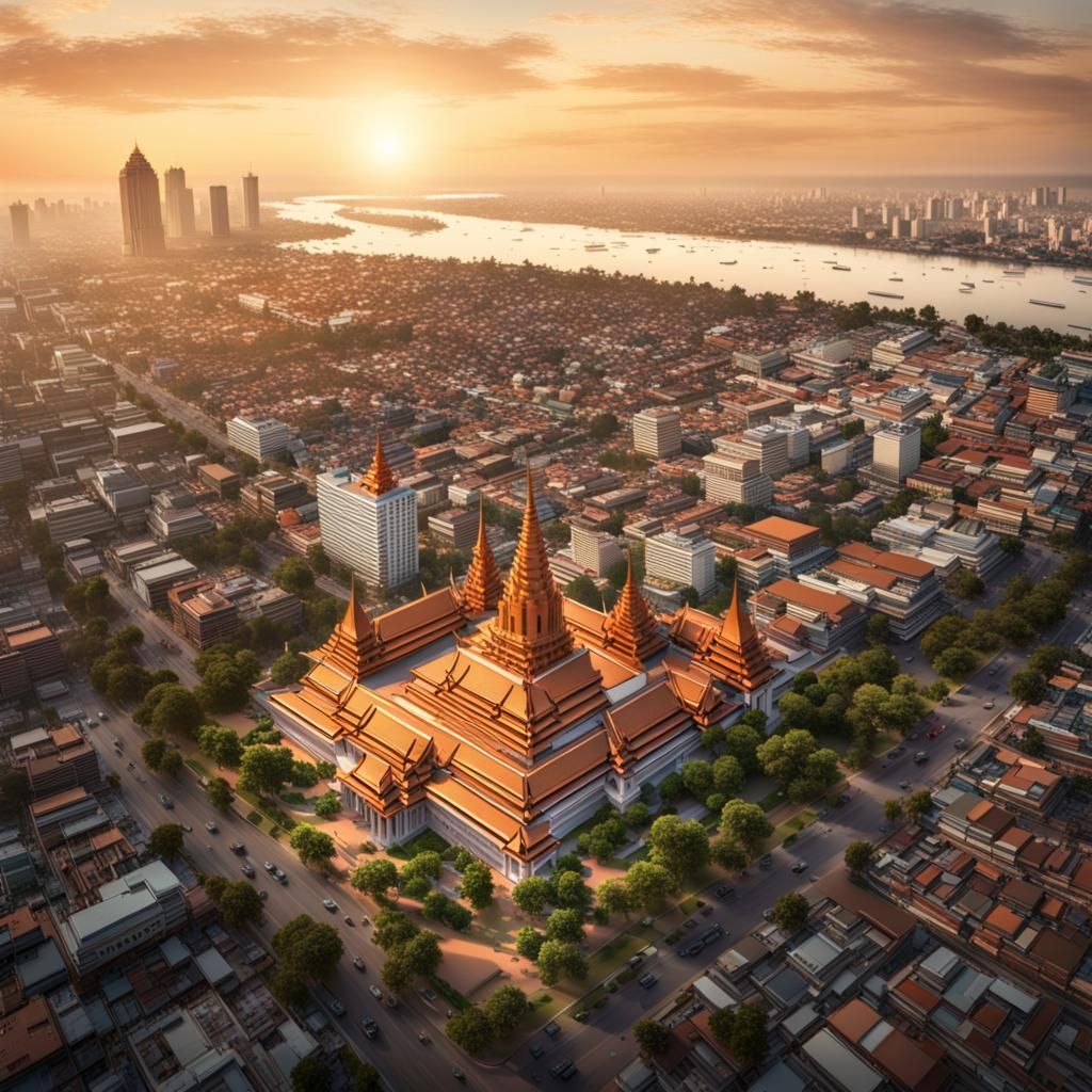 Future Phnom Penh: Harmony of Technology and Nature