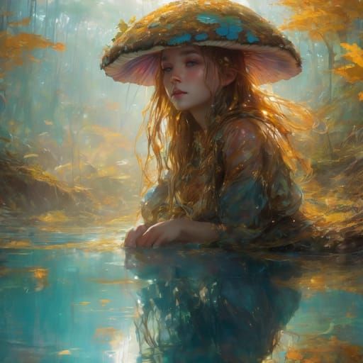 Mushroom Princess: An AI Interpretation