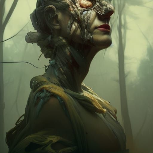 Disturbing Trees Made of Dead Bodies Portrait
