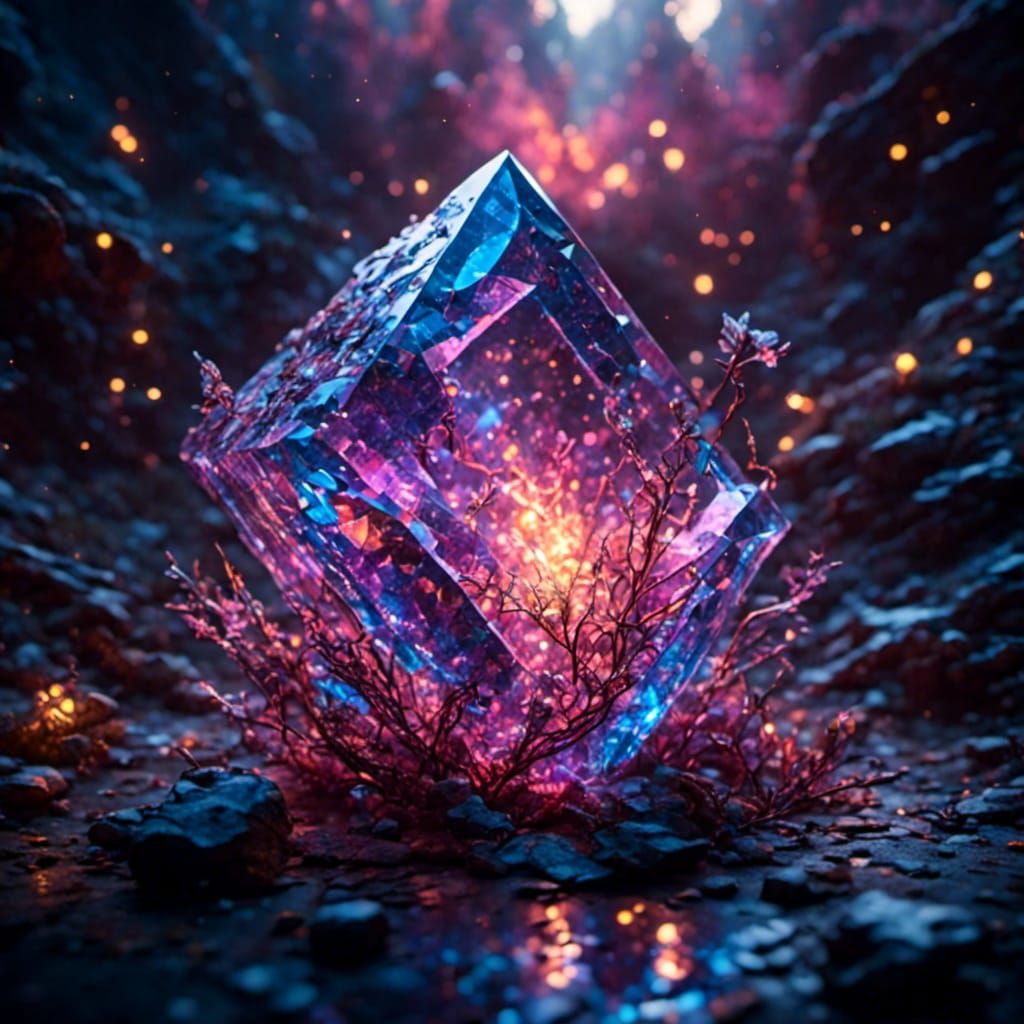 Shattered Glass in Hyperrealistic 3D Rendering