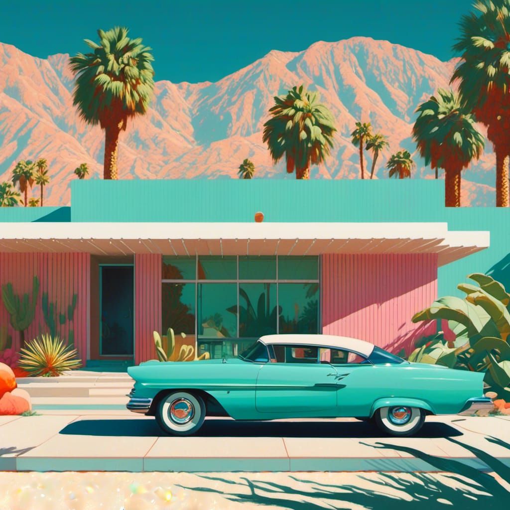 Mid-Century Modern Ranch House in Palm Springs