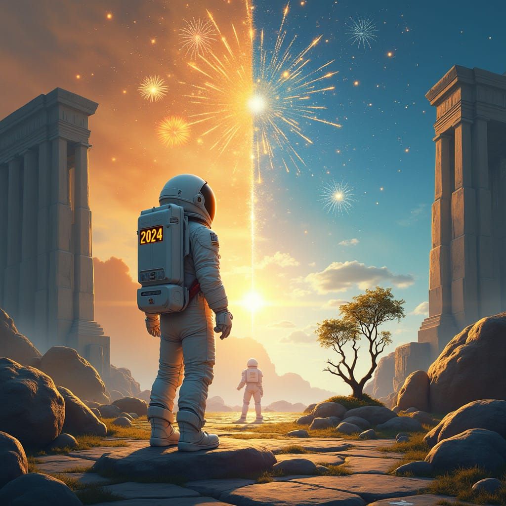 Astronaut Embarks on New Beginnings at Ancient Ruins Thresho...