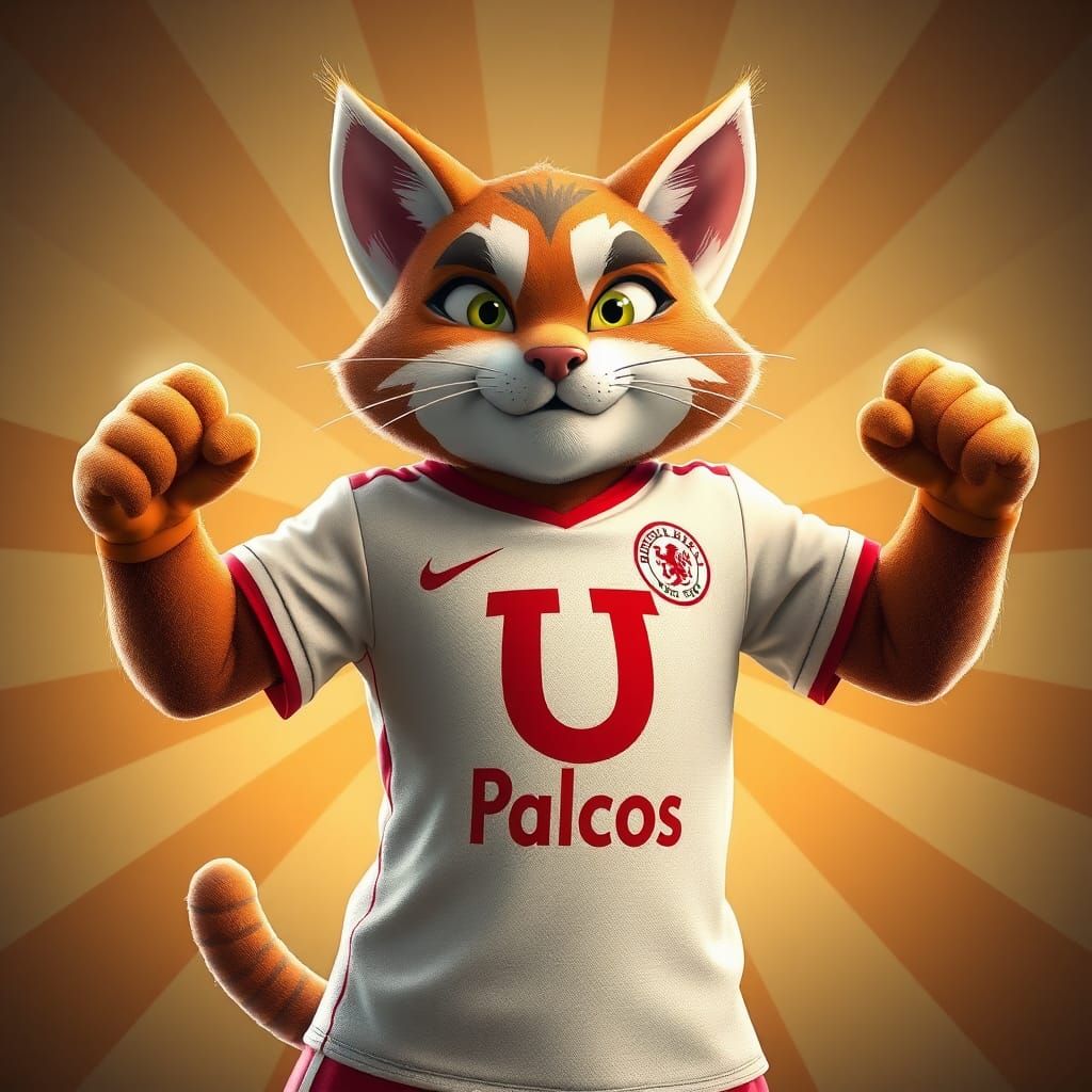 Fierce Garrita Mascot Art in Pixar Style