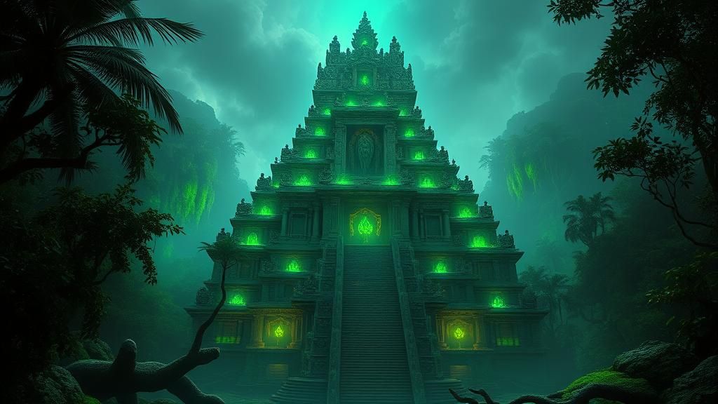 Jungle Temple with Yuan-ti Ruins in Unreal Engine 5