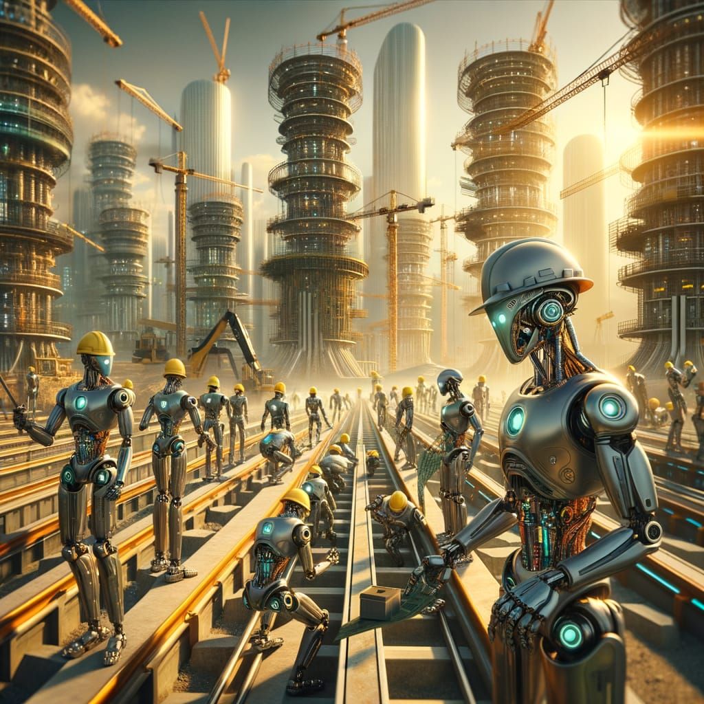 Alberta 2088: AI Bots Construct the Future