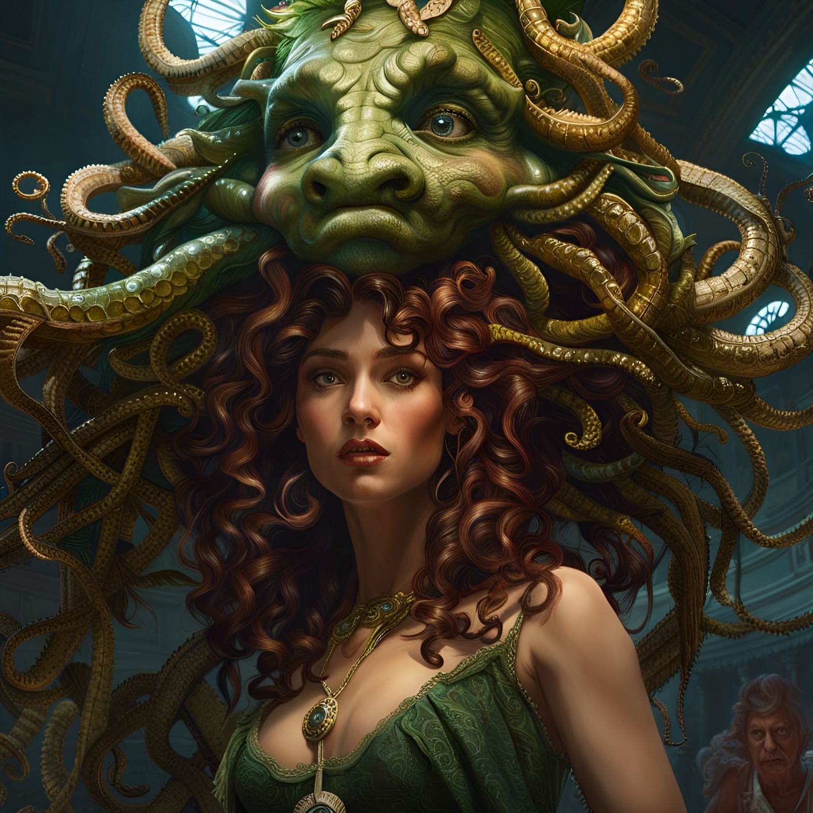 Medusa portrait