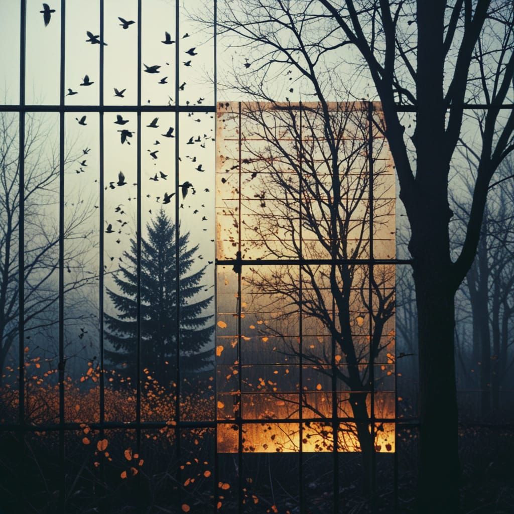 The Veil in Cyberpunk Aesthetic