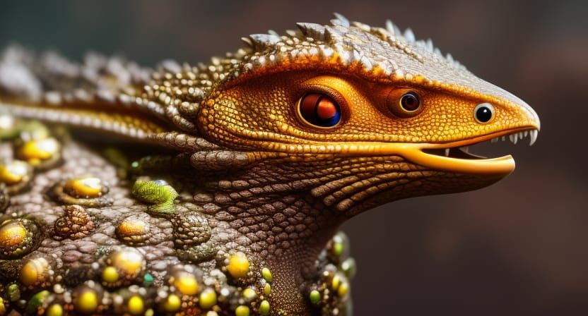 Baby Dinosaur Hatching: Hyper-Realistic Fantasy Art