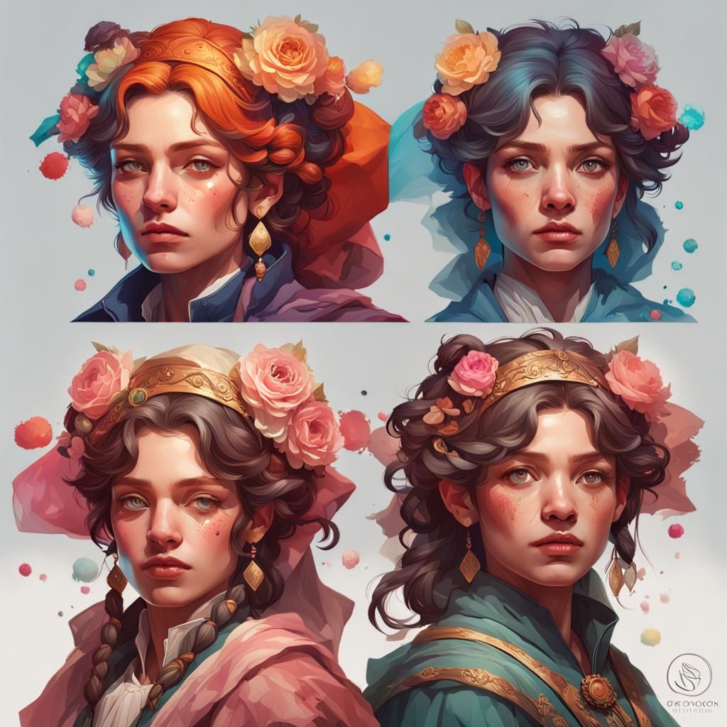 Surreal Pig-Human Portrait in Detailed Digital Art