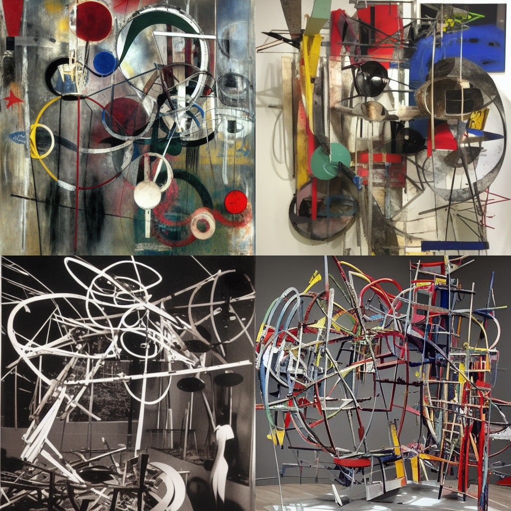 Kinetic Sculpture Inspired by Dada Art