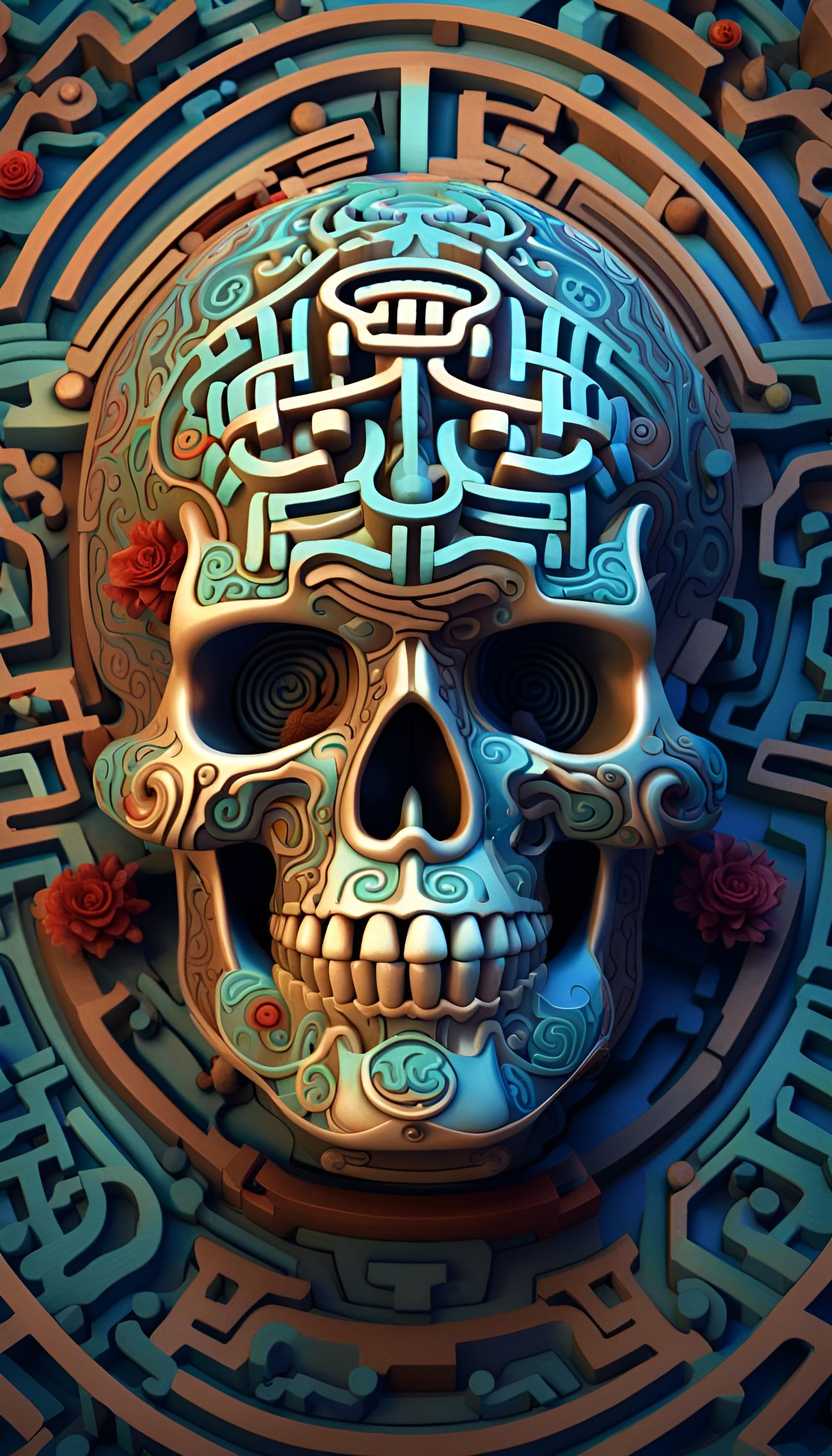 skull maze master