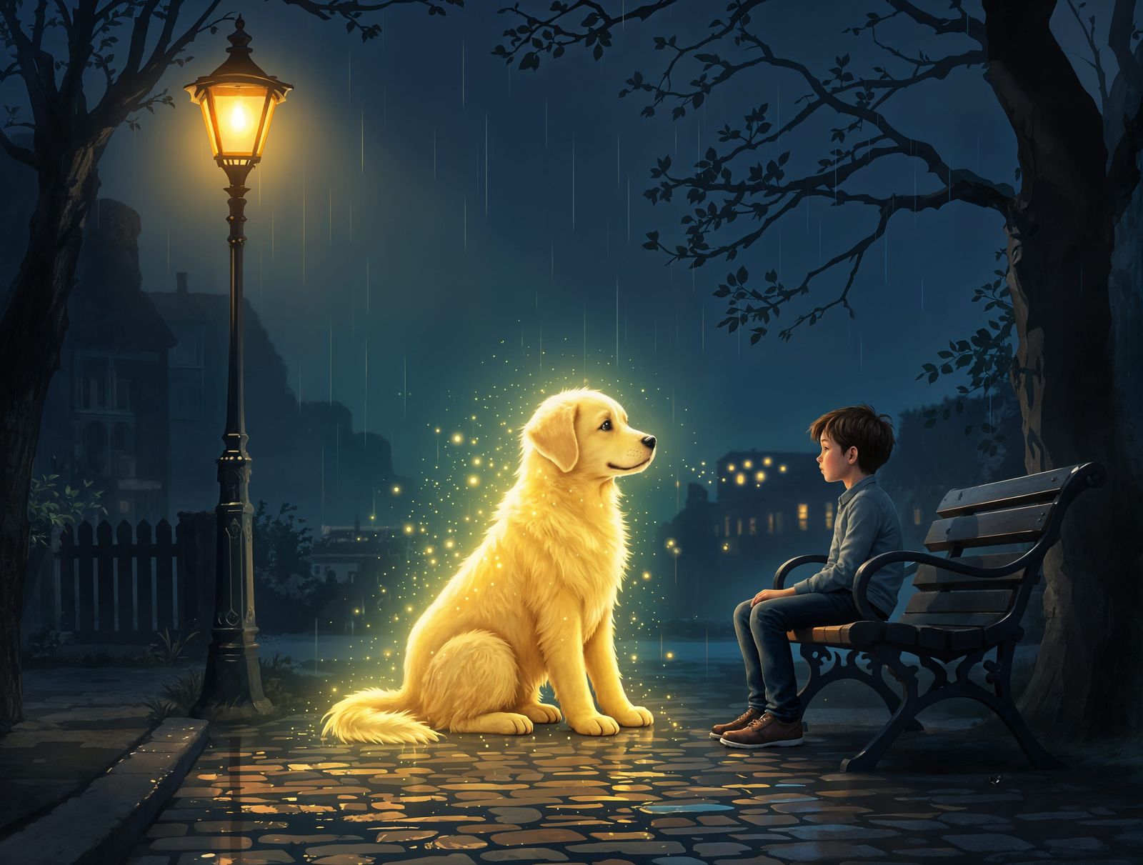 Soothing Comfort in Gentle Woodland Glow