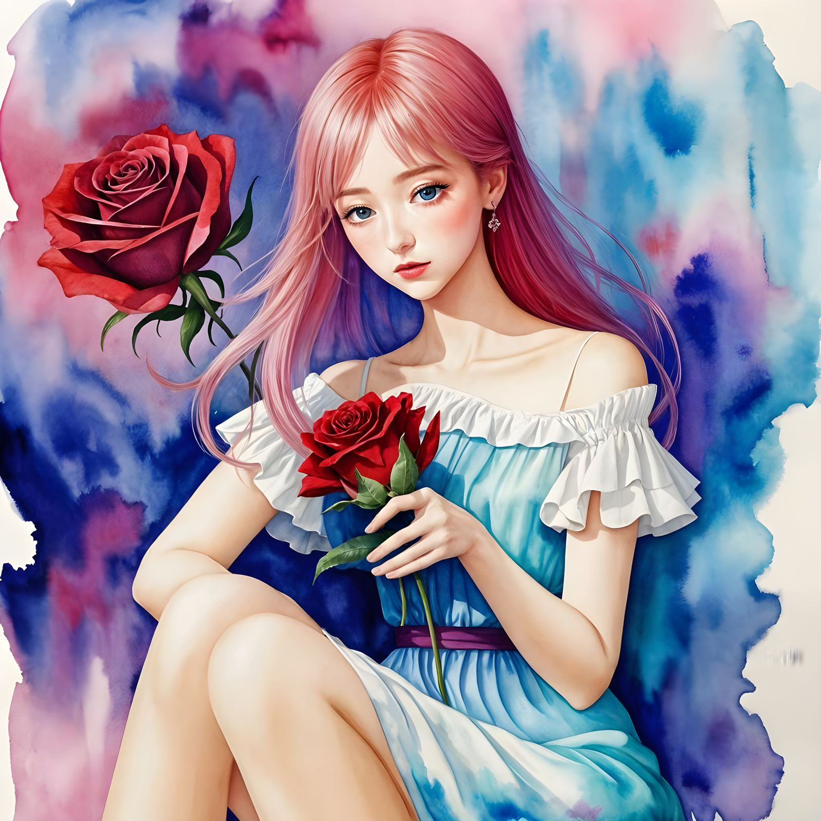 Illusion vs Reality in Watercolor