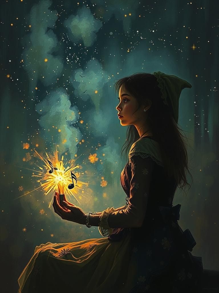 Dreamer's Forgotten Song: Surreal Digital Art