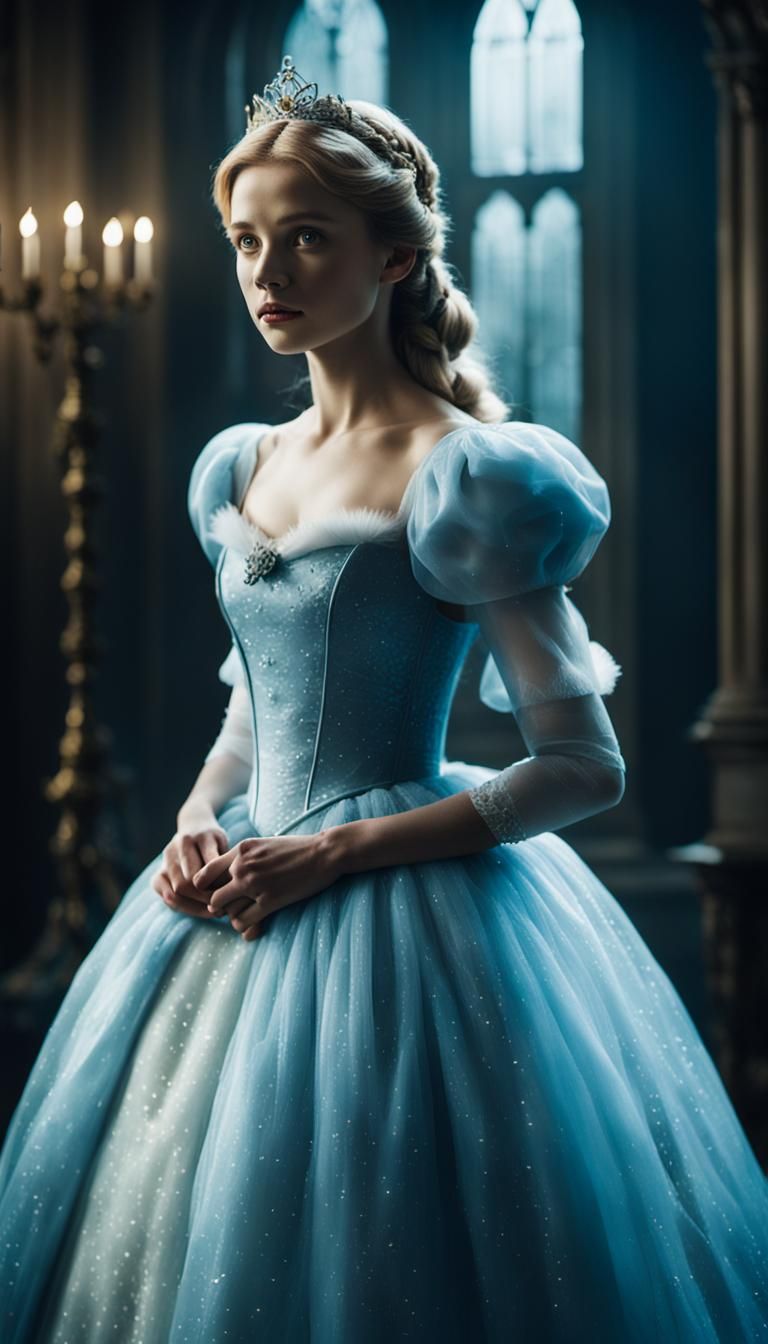 Cinematic Cinderella Film Still in 35mm