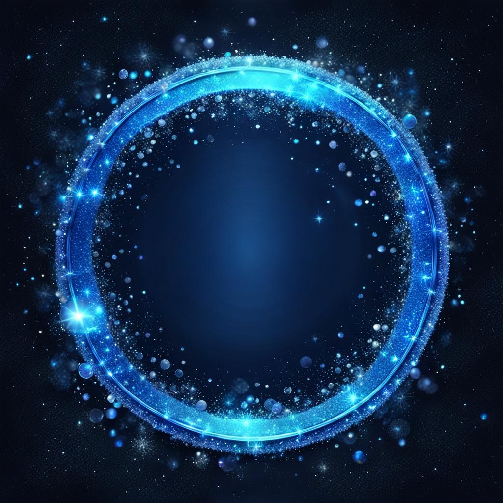 Arcane Style Glowing Circle with Gems
