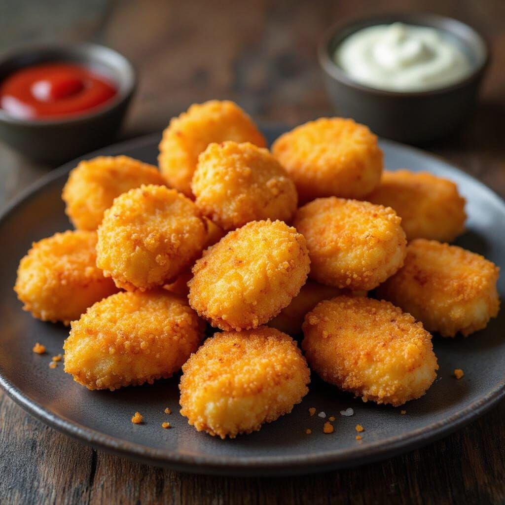 Majestic Chicken Nuggets: An AI Food Masterpiece