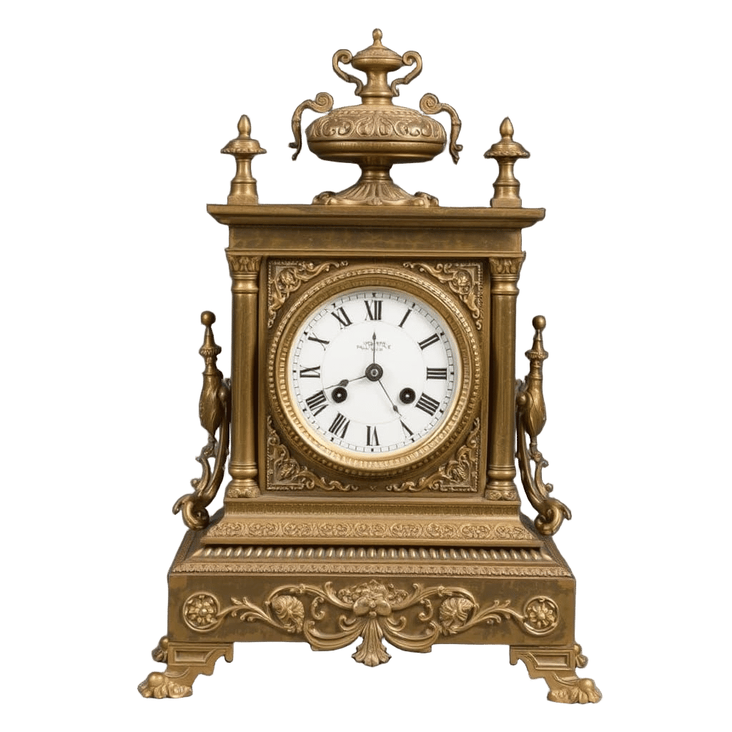 Molten Bronze Timepiece Container