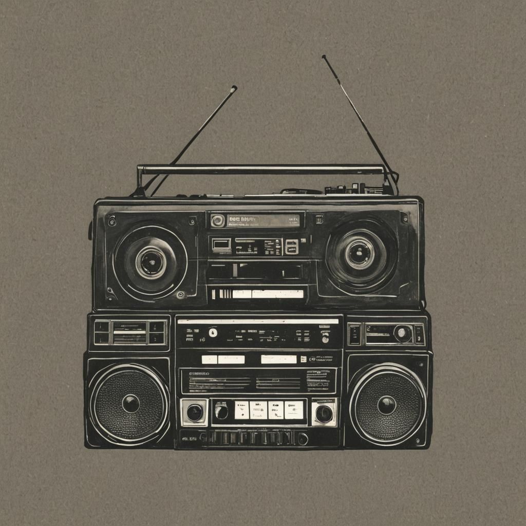 Ghetto Blaster: An Iconic 1980s Boombox