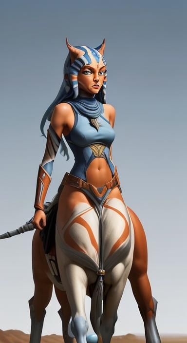 Ethereal Fantasy Centaur in Kinkade Style