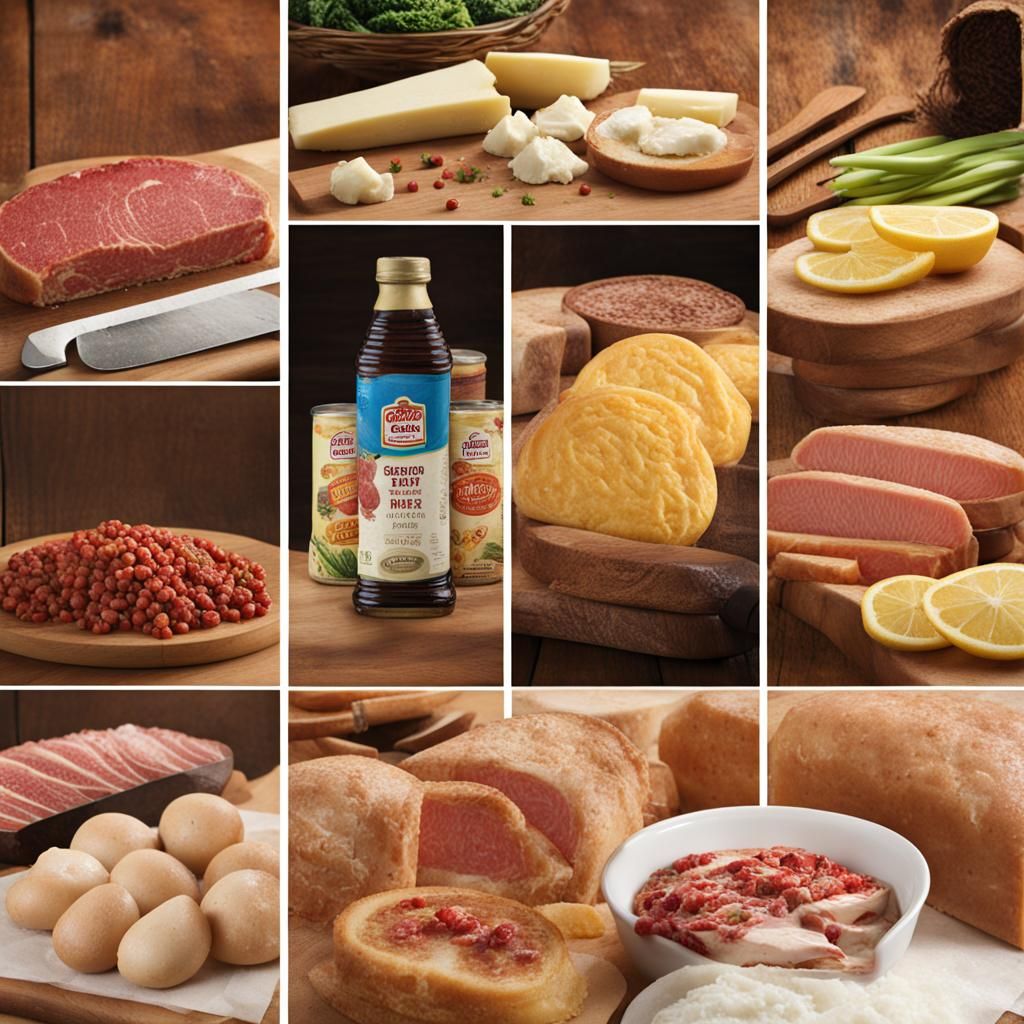 AI Interpretation of Geman Foods