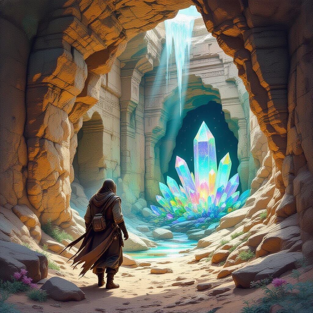 Explorer Uncovers Lost Civilization in Fantasy Art