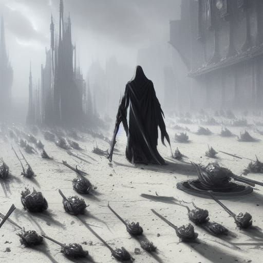 Grim Reaper: Death in Dark Fantasy Style