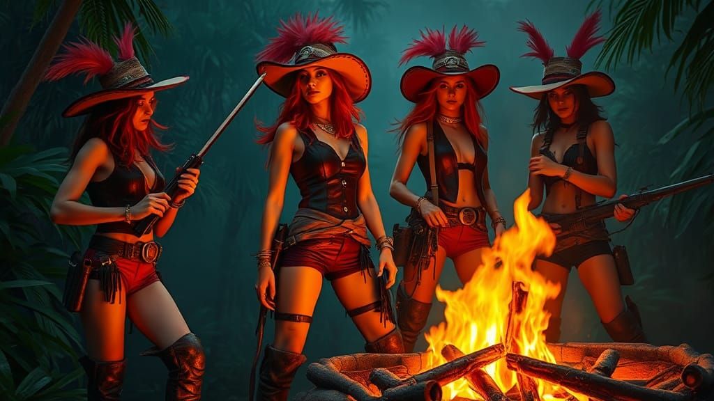 Cowgirls and Guerrillas in Rainforest Jungle