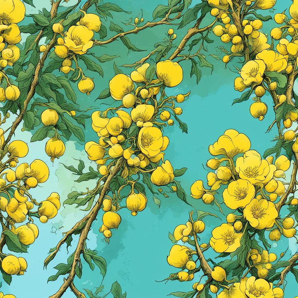 Sophora toromiro / endemic to Easter Island, extinct in the wild in the 1960s