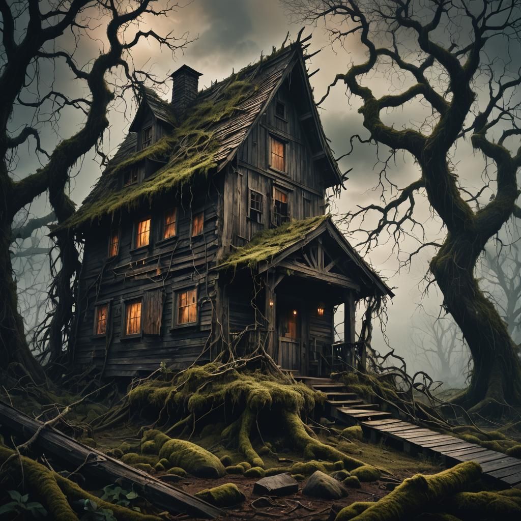 Ominous Storm Reeper at Overgrown Death Cabin