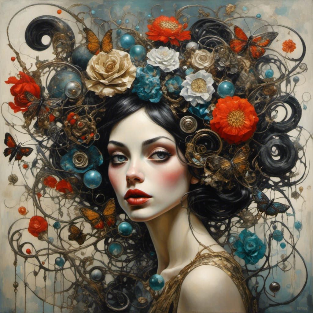 AI Image Inspired by Vintage Art Styles