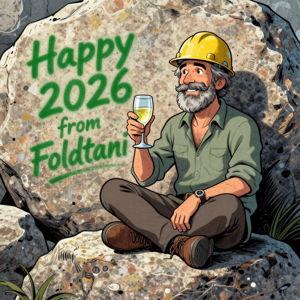 Geologist Celebrates New Year 2026 with Wine