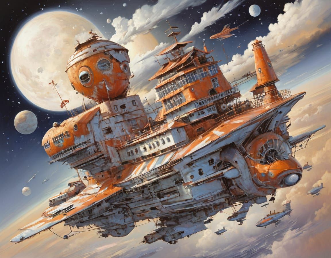 Ethereal Landscape in Magical Realism Style