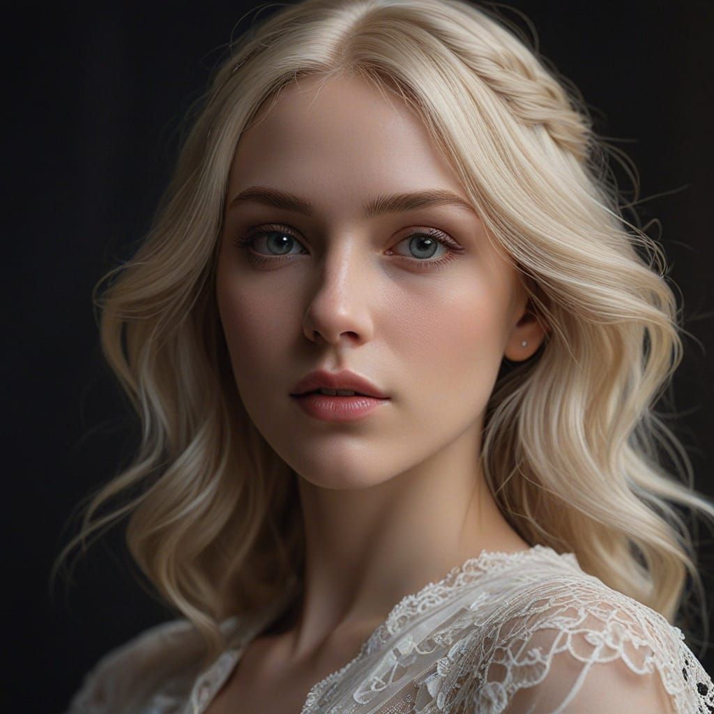 Ethereal Elven Beauty in Soft Focus