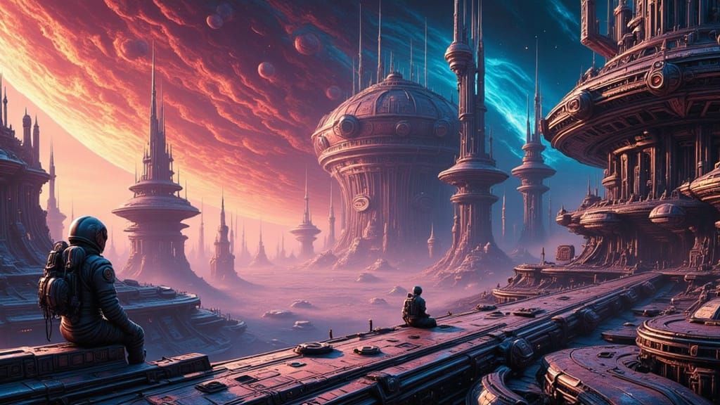 Astronaut Watches Wormhole Devour Space Station