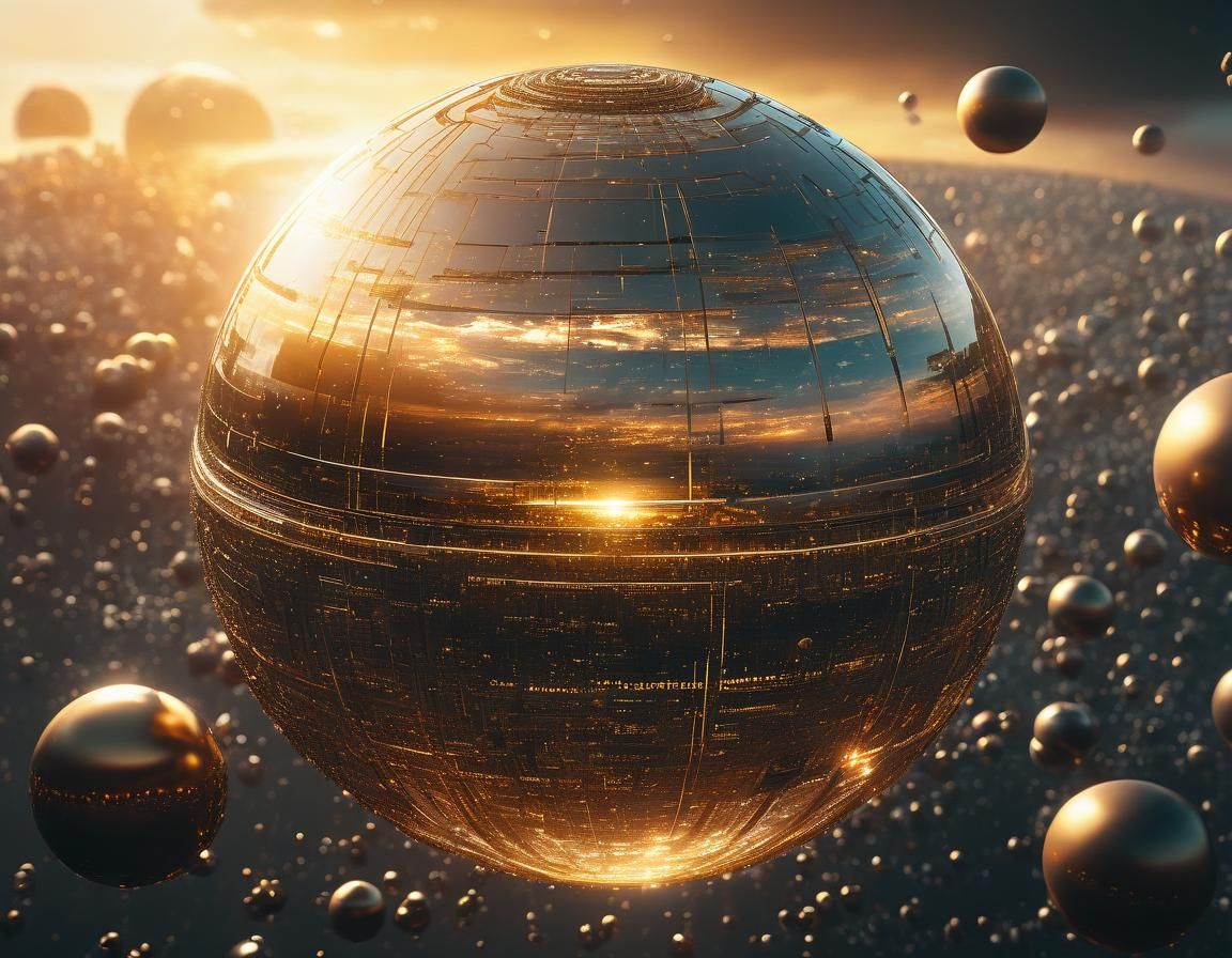 Epic cinematic digital matte painting. Close-up. A highly po...