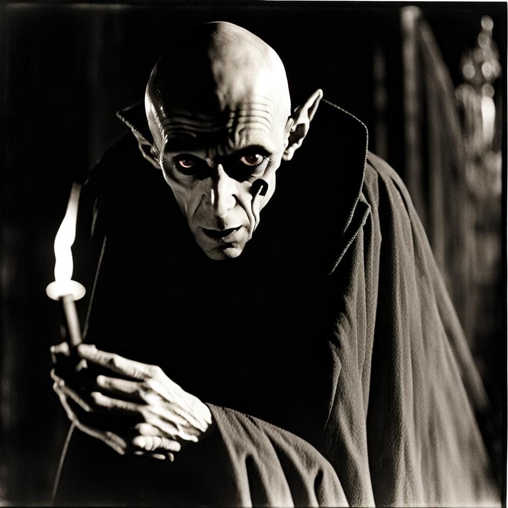 Nosferatu Film Still in Dark Fantasy Style