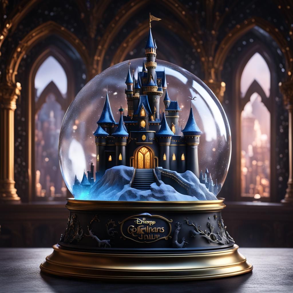 Disney Villains Snow Globe by Black Crystal Castle