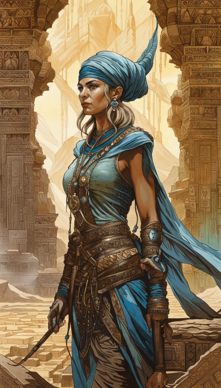 Narbeth, Bulldorc Rope Elf Interpreter, Archeologist, Treasure Hunter