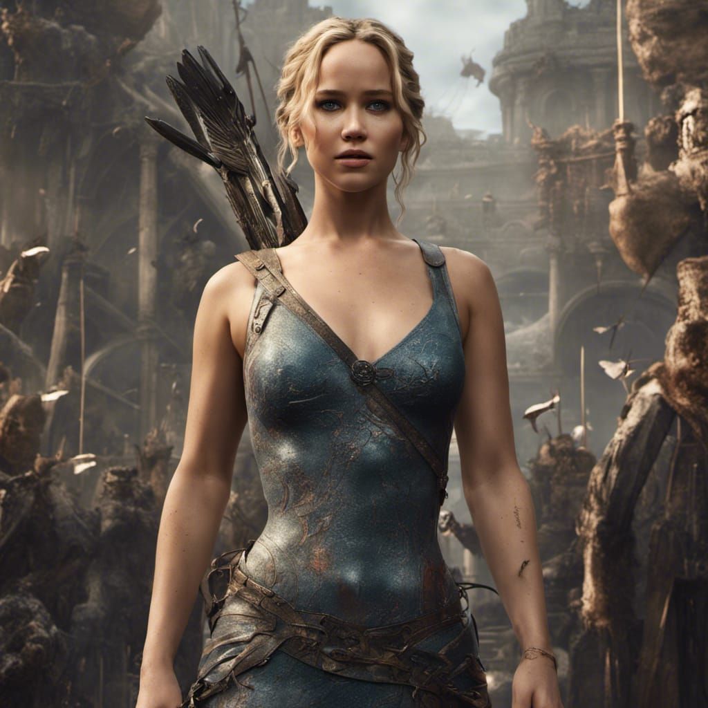 Jennifer Lawrence: Detailed Matte Painting in Unreal Engine
