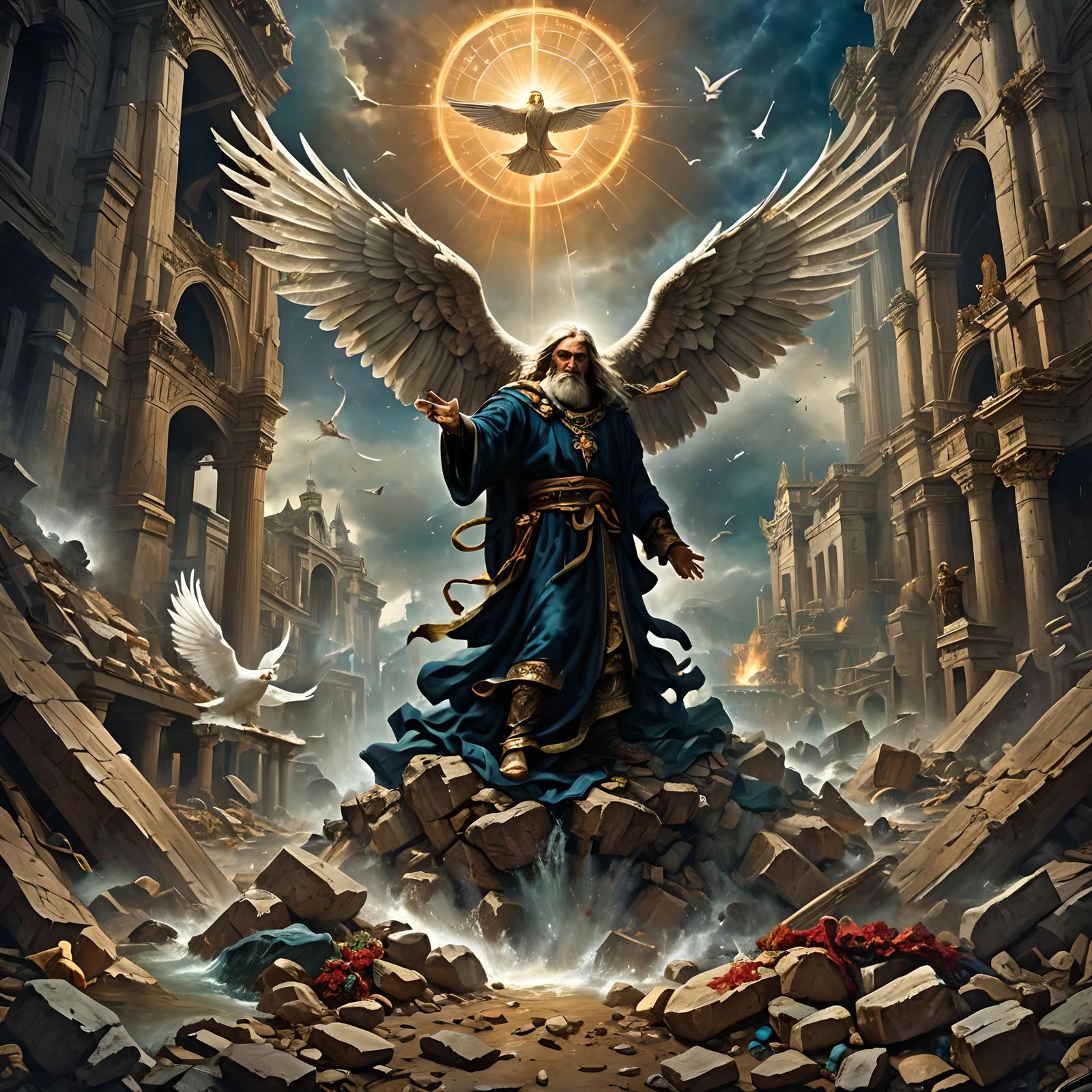 Fantastical Matte Painting with Intricate Details