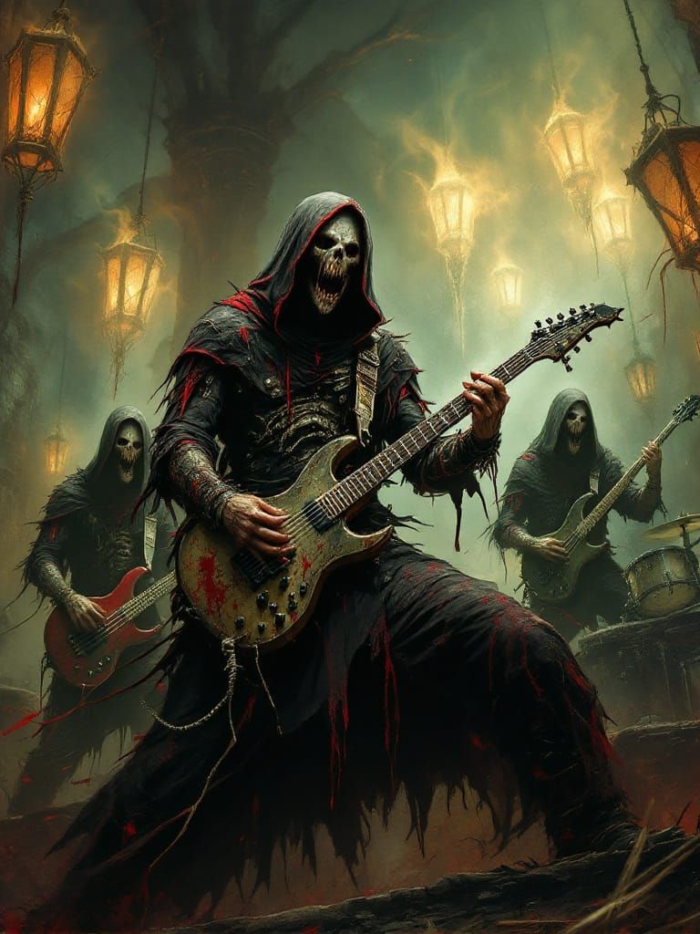 The Grim Reapers: Death Metal Band Performance