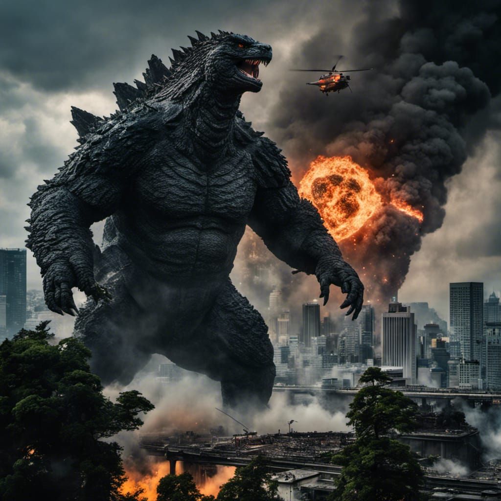 Godzilla vs Kong: Epic Tokyo Battle Filmstill