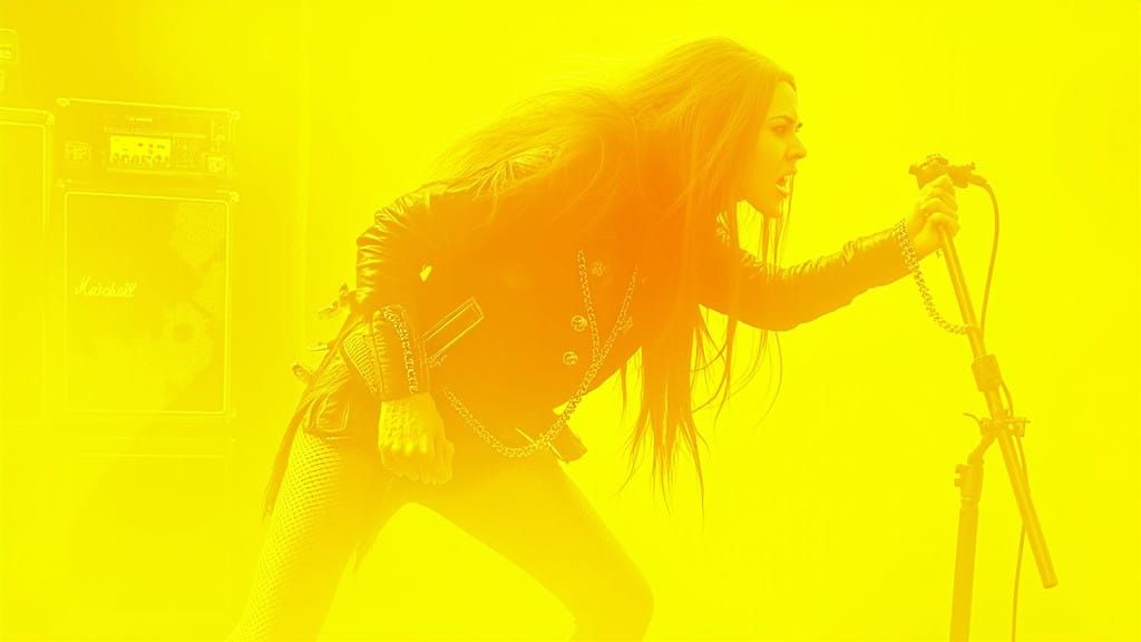 Dark Metal Siren Shreds the Stage