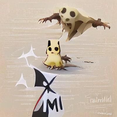 Ghost-Type Pokemon Mimikyu in Pikachu Disguise